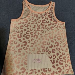 Leopard Print Kids Pajama Set- Pink and Cream